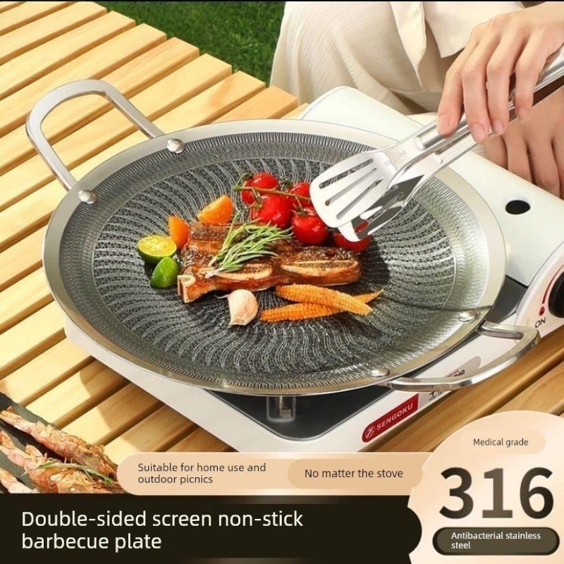 Home Cooking Gas - 316 Edelstahl Multifunktionale Koch- und Grillpfanne
