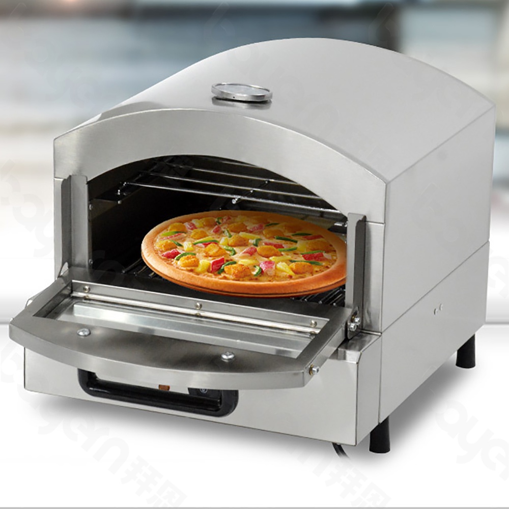 Home Cooking In Italian - Kommerzieller Gas-Elektro-Pizzaofen für Außenküchen, Pizza-Backausrüstung für