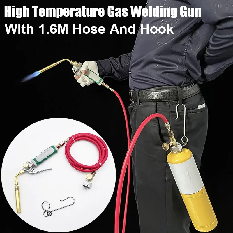 Home Cooking Gas - Hochtemperatur-Gas-Schweißpistole mit 1,6 m Schlauch und