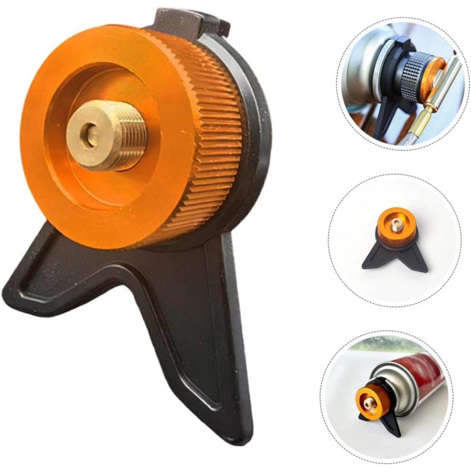 Home Cooking Gas - Propan-Tank-Zubehör Gastank-Adapter Campingbedarf Kleiner Propan-Konverter Gasnachfüllwerkzeug