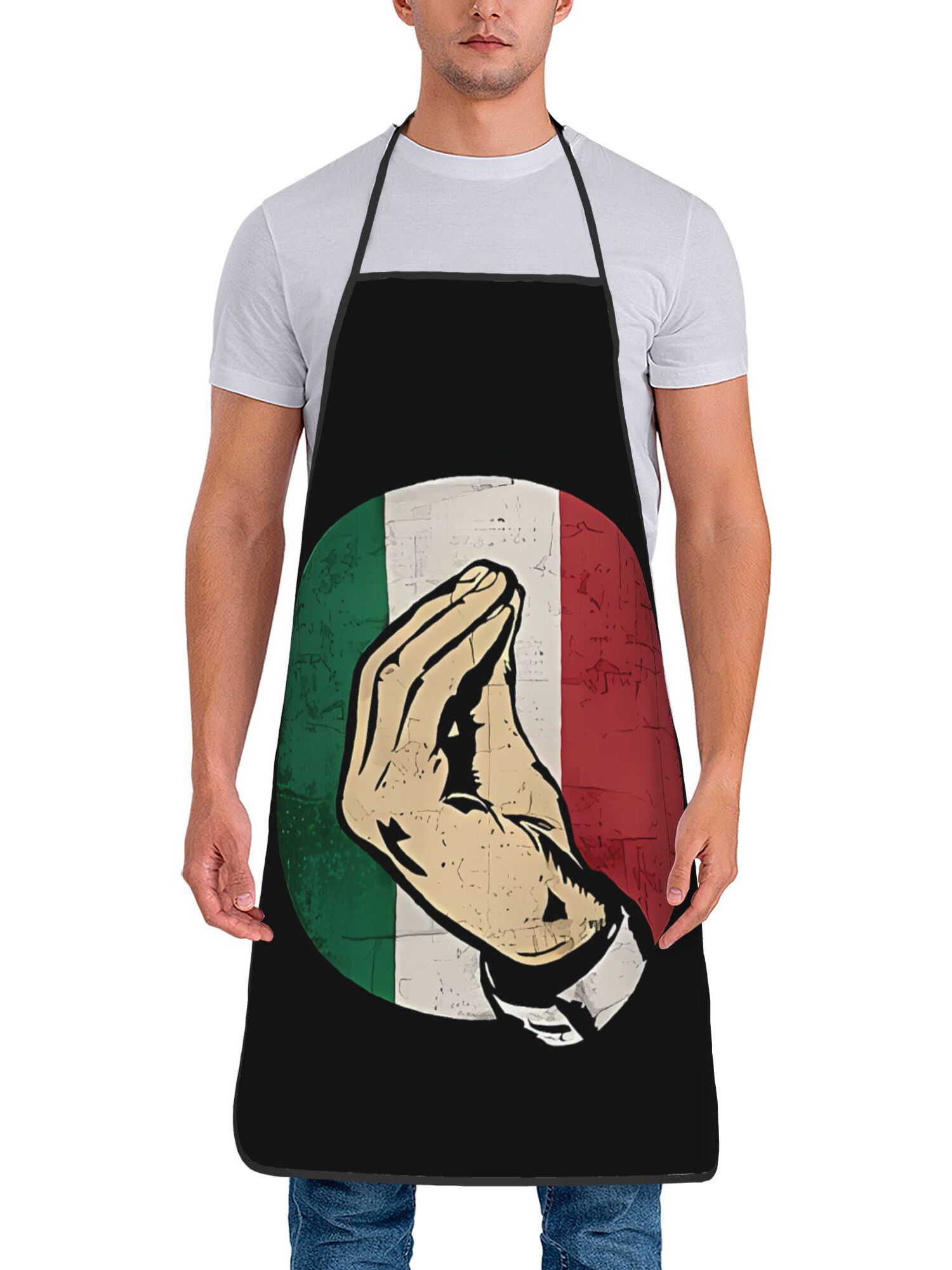 【Italienische Küche-Schürze】Sc – Home Cooking In Italian Bewertung und Preis