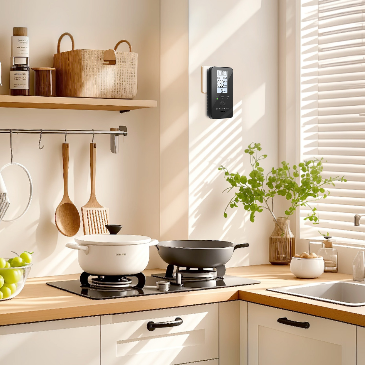 Erdgas- und Kohlenmonoxidmelde – Home Cooking Gas Bewertung und Preis